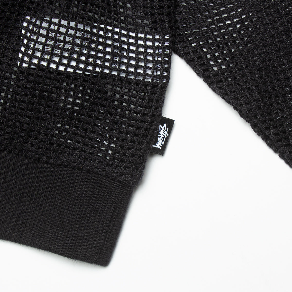 Cotton Mesh L/S Crew