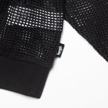 Cotton Mesh L/S Crew