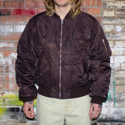 Dyed Nylon Bomber