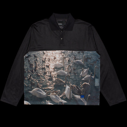 Swan Mesh L/S Polo