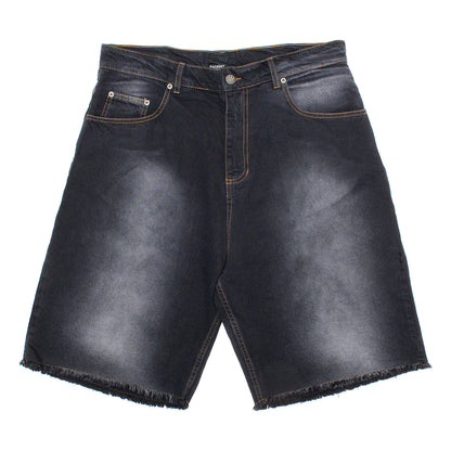 Sun Dyed Baggy Denim Shorts