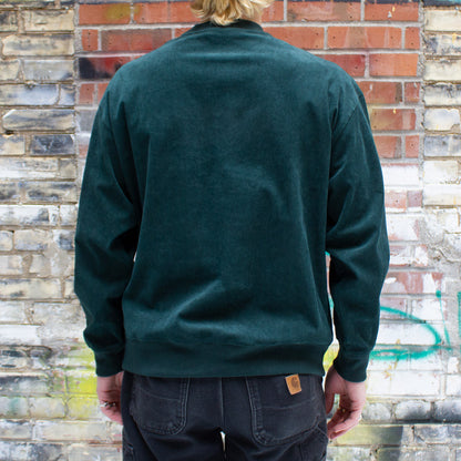 Melting Logo Corduroy Crewneck