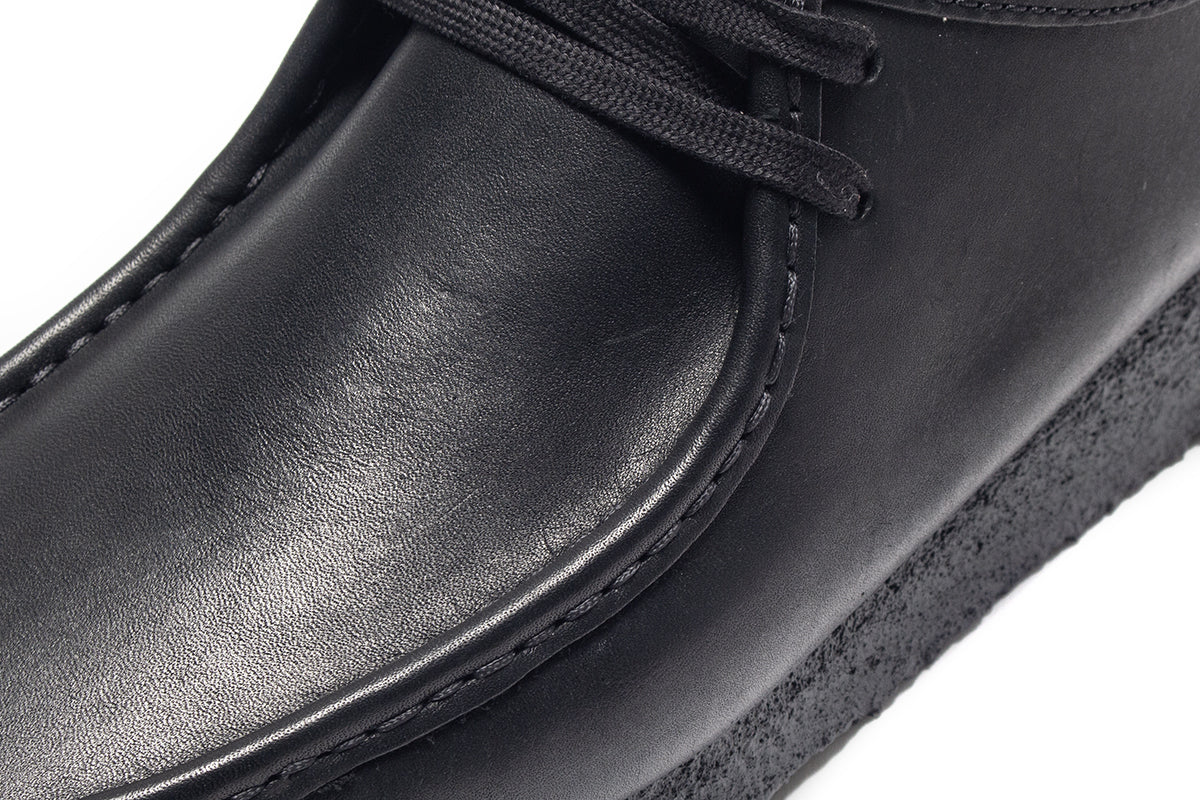 Wallabee Black Leather