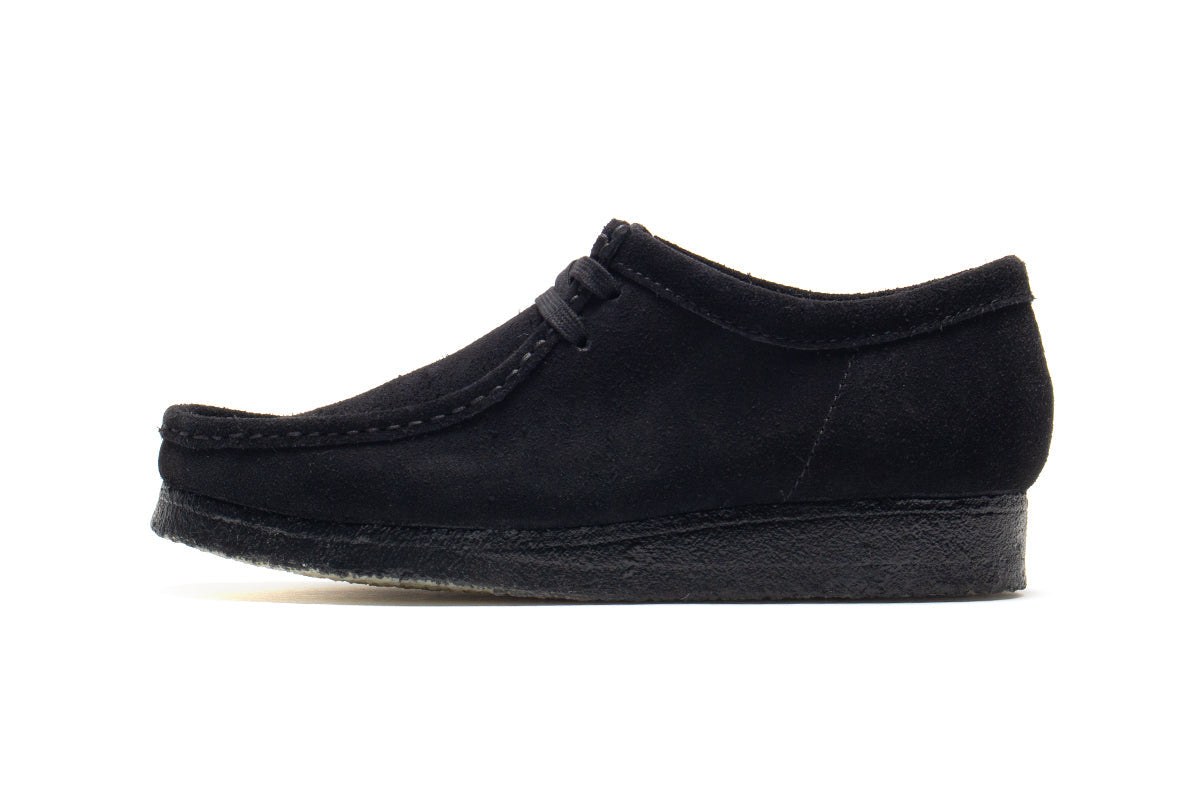 Wallabee Black Suede