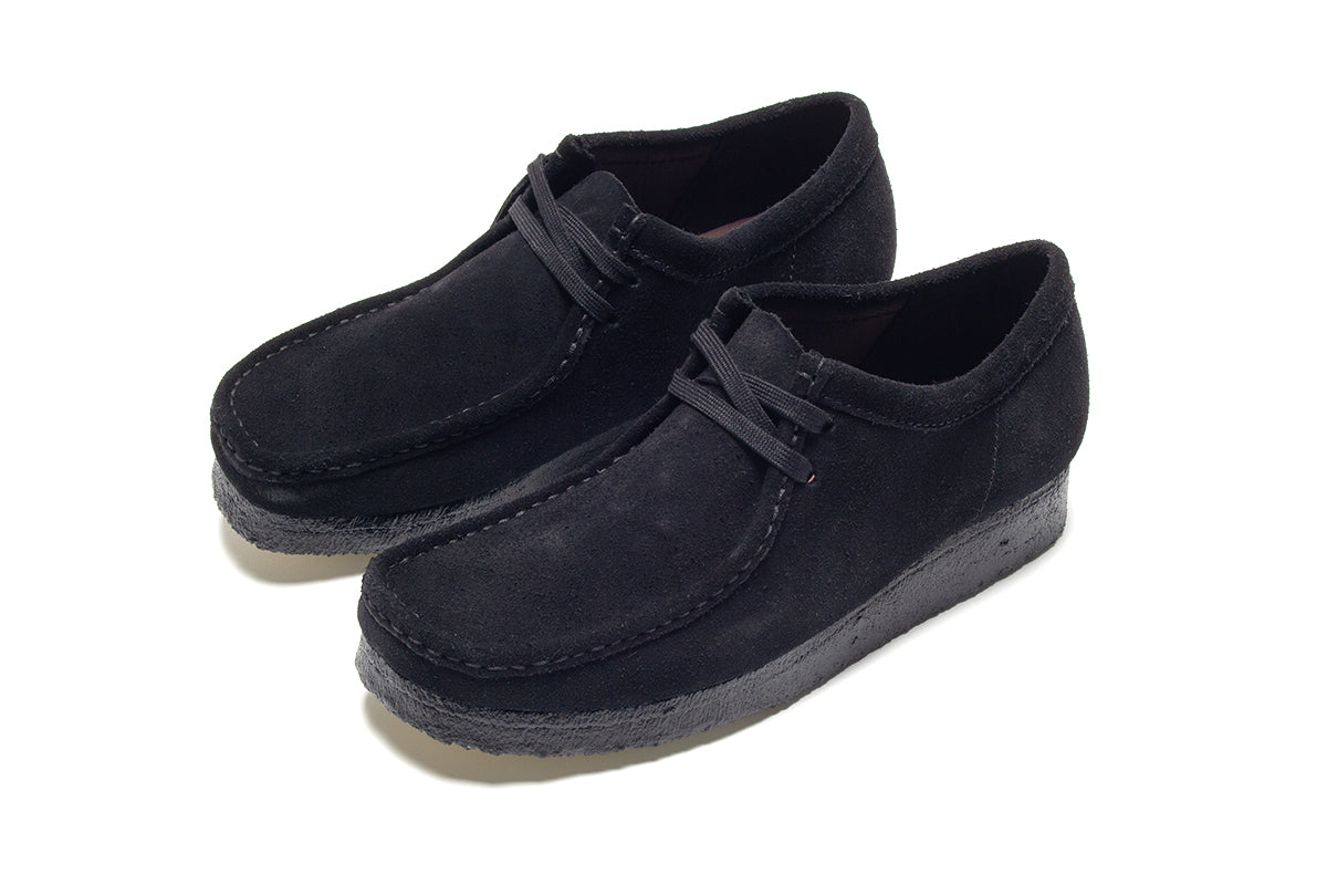 Wallabee Black Suede