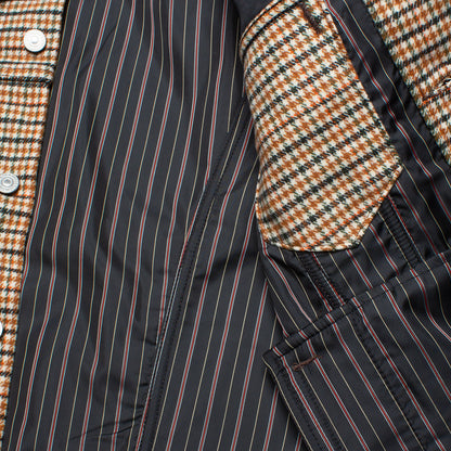 Vintage Fit Houndstooth Trucker Jacket