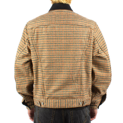 Vintage Fit Houndstooth Trucker Jacket