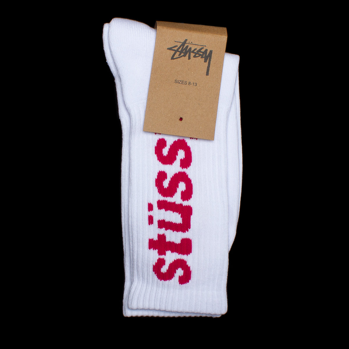 Helvetica Jacquard Crew Sock