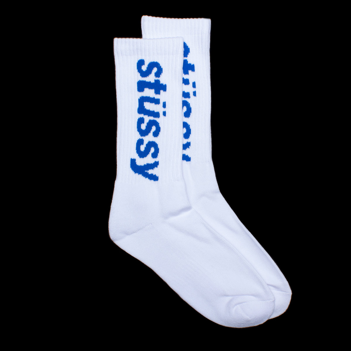 Helvetica Jacquard Crew Sock