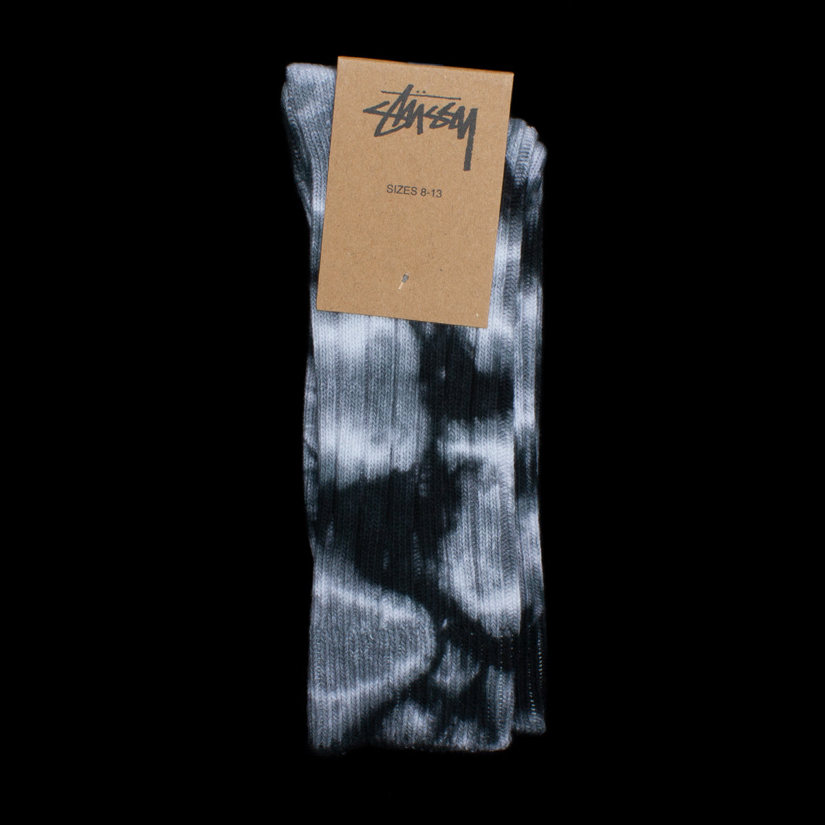 Dyed Ribbed Crew Sock