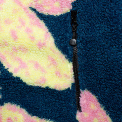 Floral Sherpa Hood Jacket