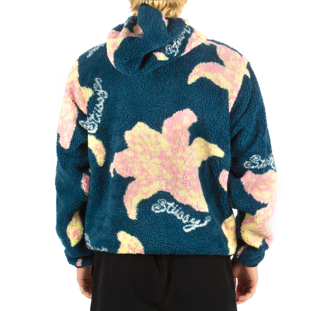 Floral Sherpa Hood Jacket