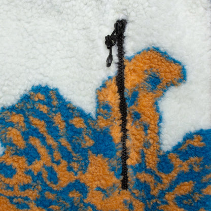 Floral Sherpa Hood Jacket