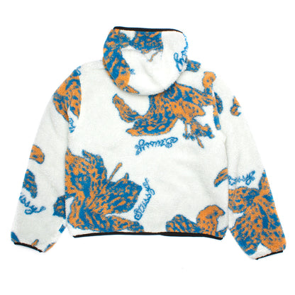 Floral Sherpa Hood Jacket