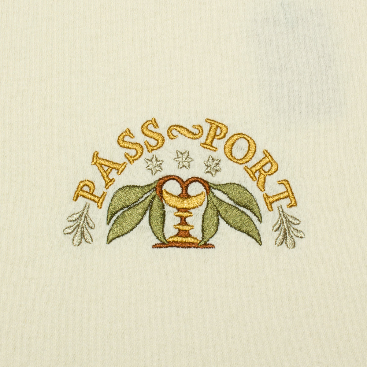 Arched Embroidery Tee