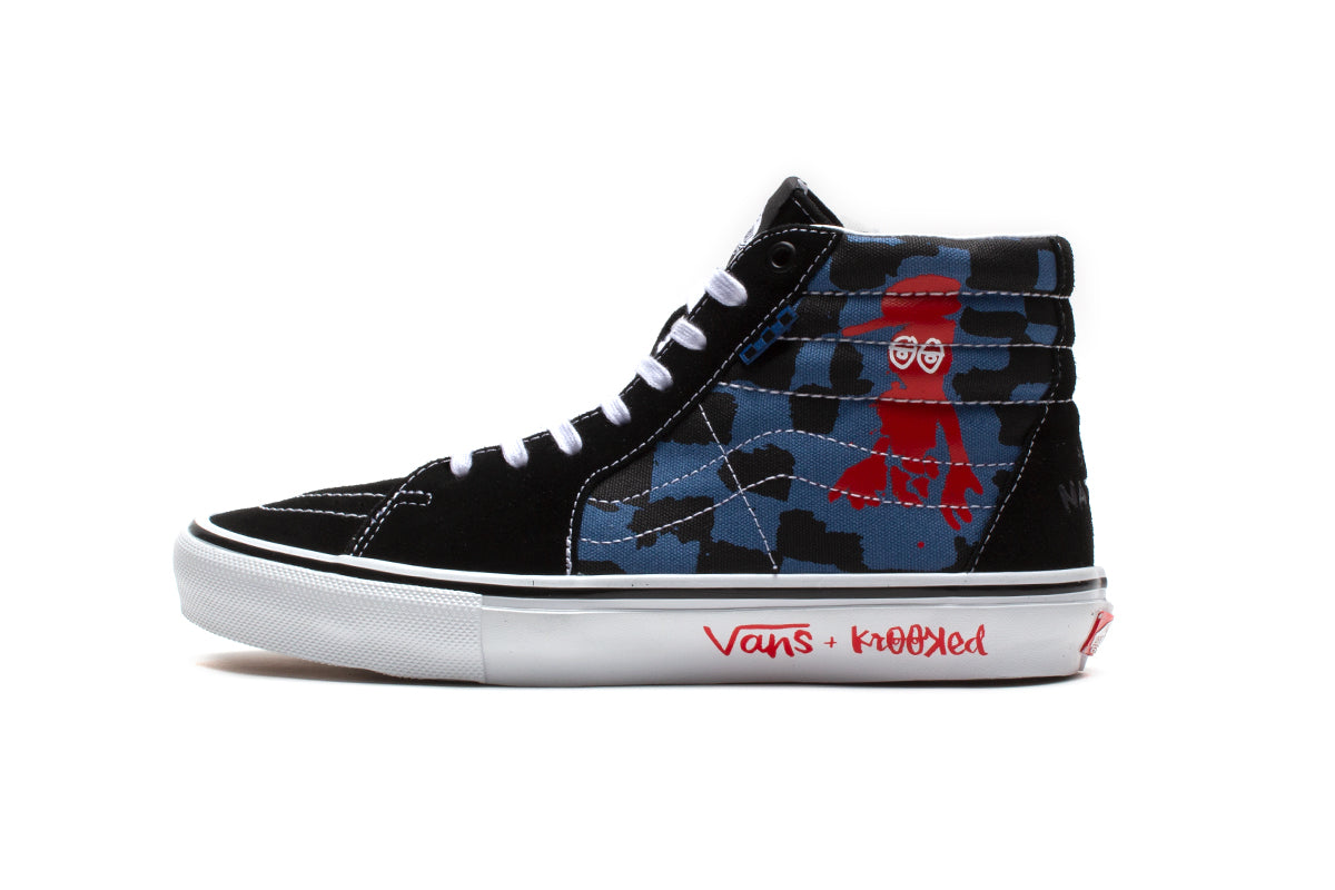 Skate Sk8-Hi (Krooked by Natas For Ray)