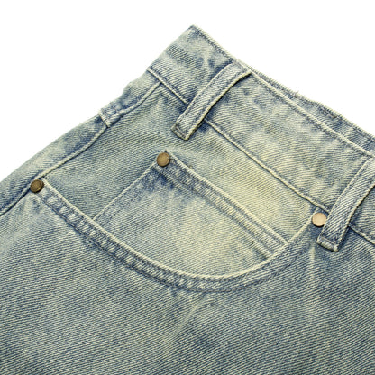 Scorpion Stitch Denim Shorts