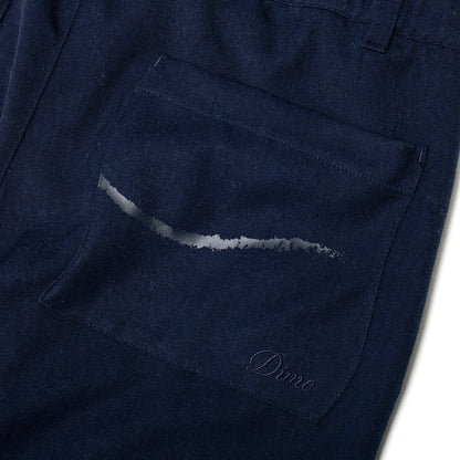 Pleated Twill Pants
