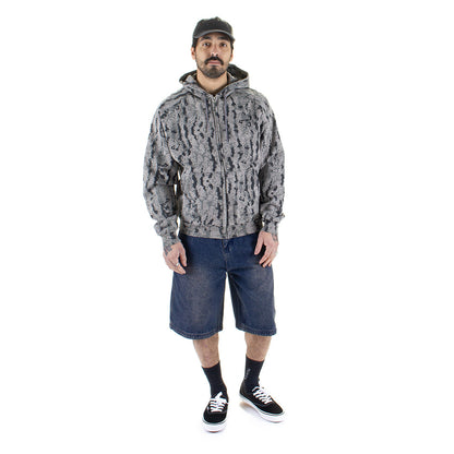 Lowland Camo Zip-Thru Hoodie