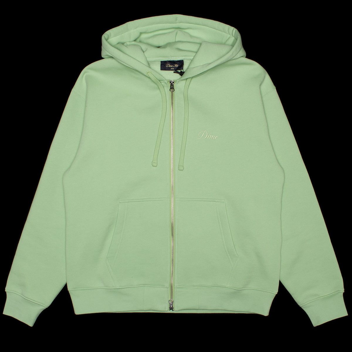 Cursive Zip Hoodie