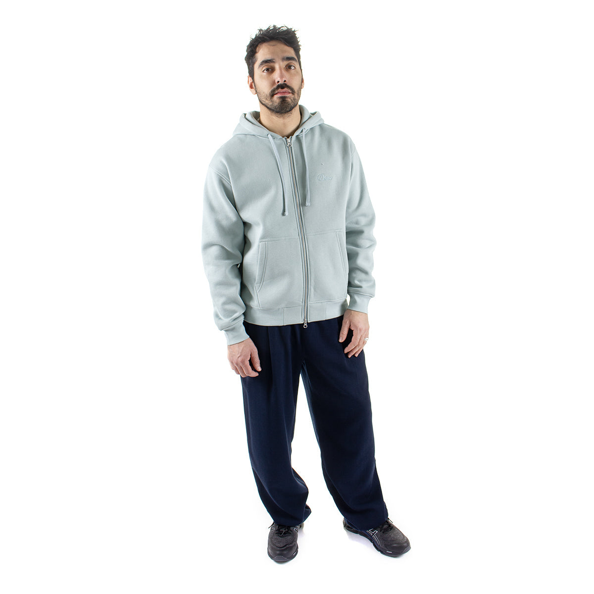 Pleated Twill Pants
