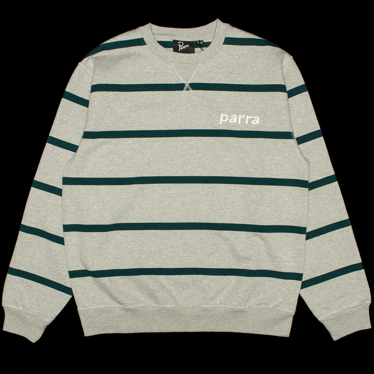 Pristine Striper Crewneck Sweatshirt