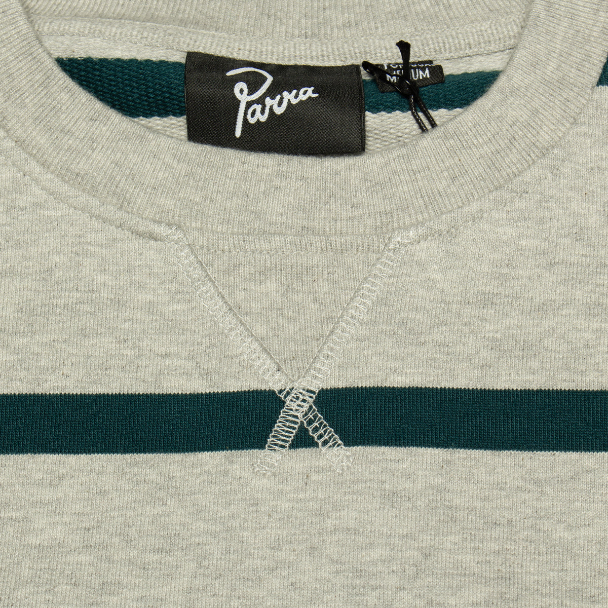 Pristine Striper Crewneck Sweatshirt