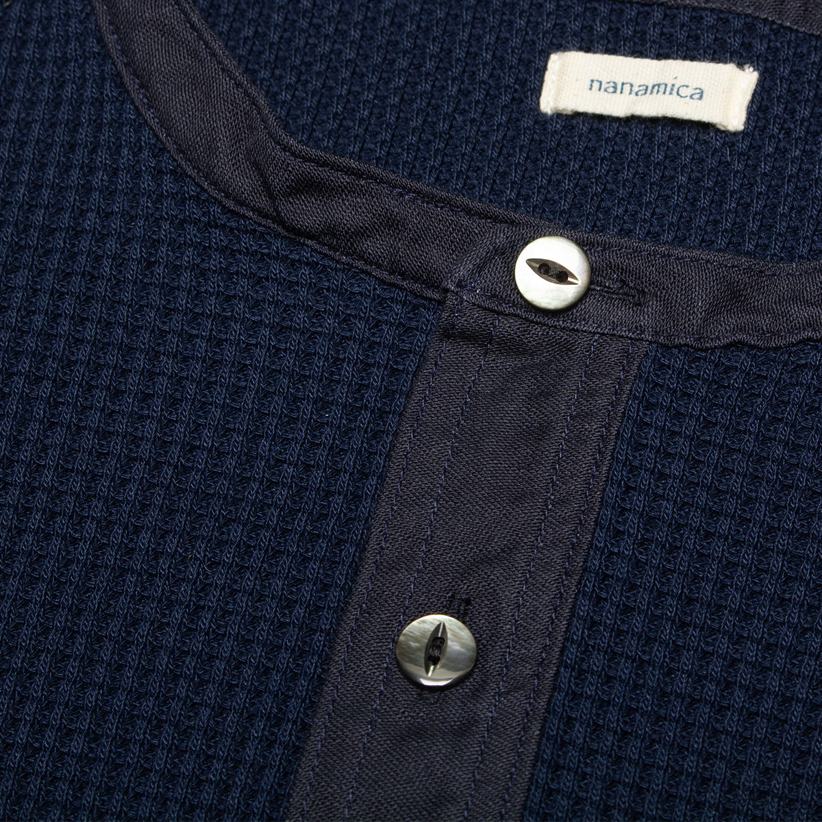 Henry Neck Thermal Sweat T-Shirt