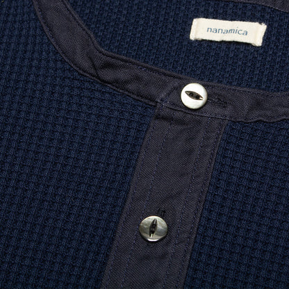 Henry Neck Thermal Sweat T-Shirt