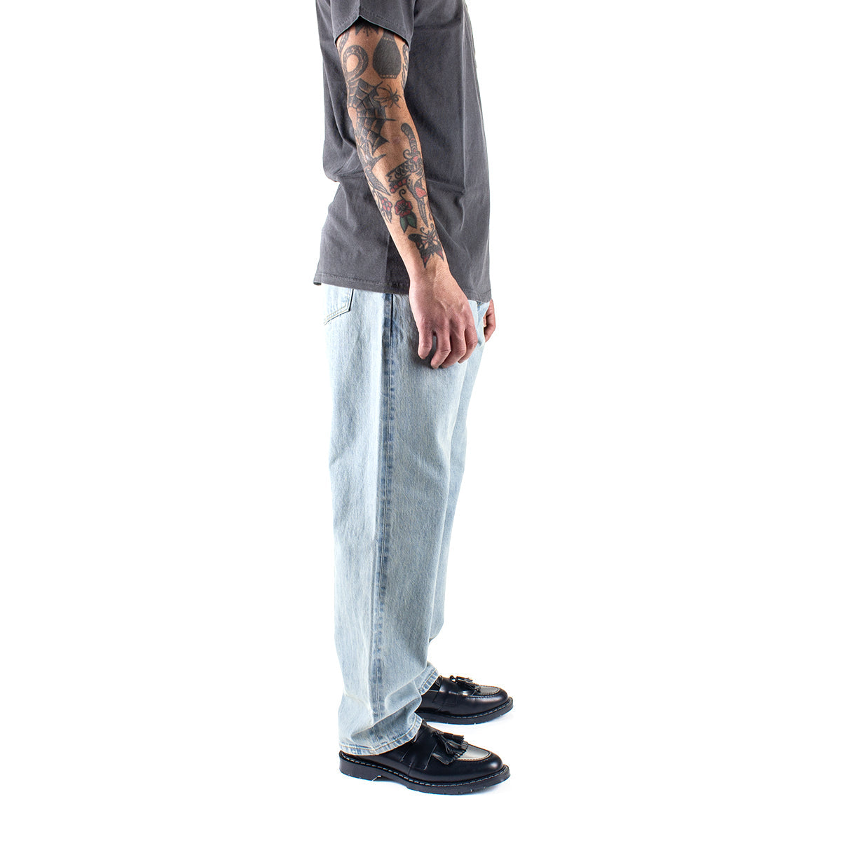 Pleated Jeans