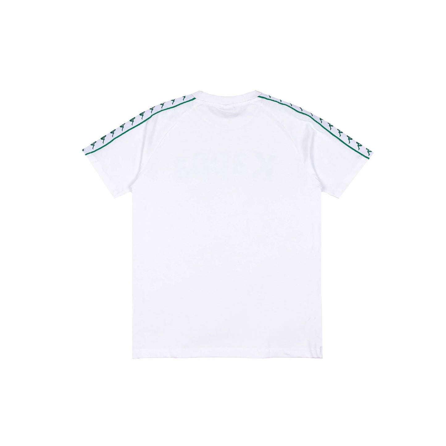 Kappa Men's 222 Banda Balima T-Shirt - White / Green Tee