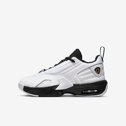 Nike Kids' Jordan Max Aura 6 Shoes - White / Black / Metallic Gold