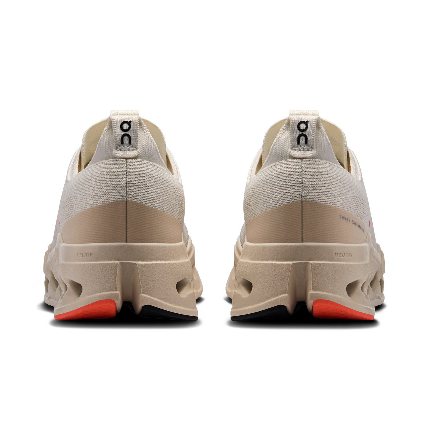 On Running Men's Cloudsurfer Max Shoes - Ivory / Salmon