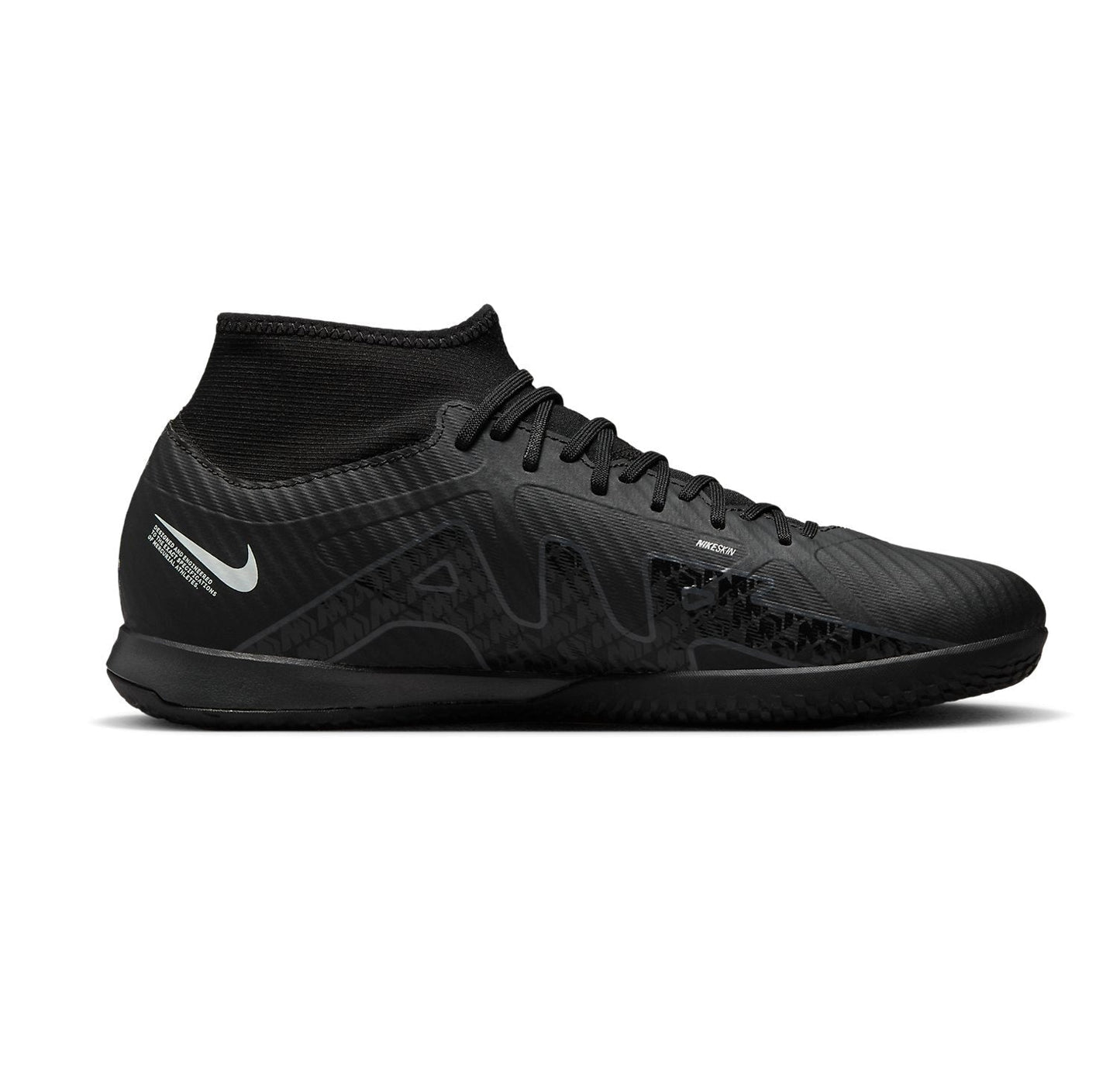 Nike Men's Zoom Mercurial Superfly 9 Academy Ic Soccer Shoes - Black / Summit White / Volt / Dark Smoke Grey