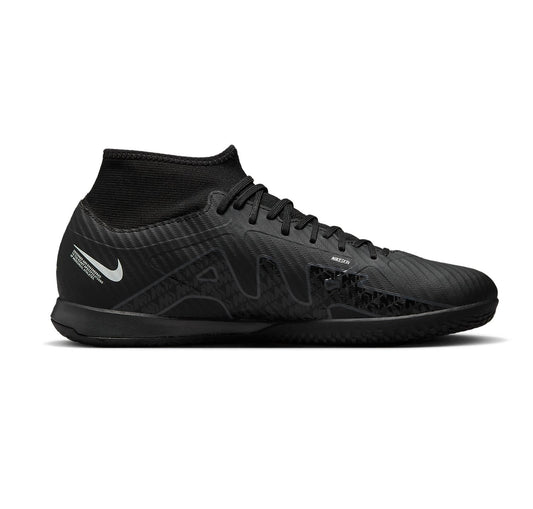 Nike Men's Zoom Mercurial Superfly 9 Academy Ic Soccer Shoes - Black / Summit White / Volt / Dark Smoke Grey