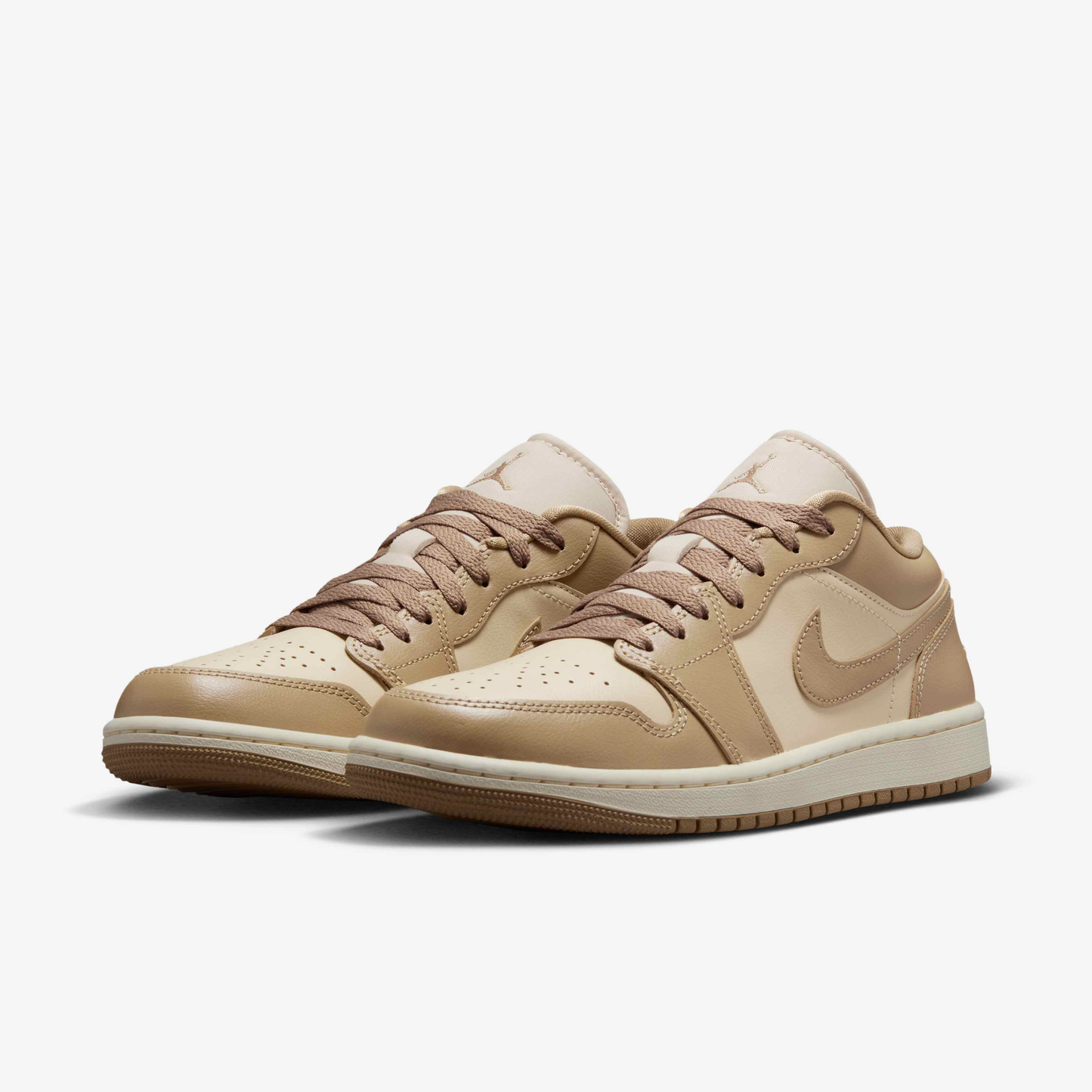 Nike Women's Air Jordan 1 Low Shoes - Rattan / Sail / Desert Camo