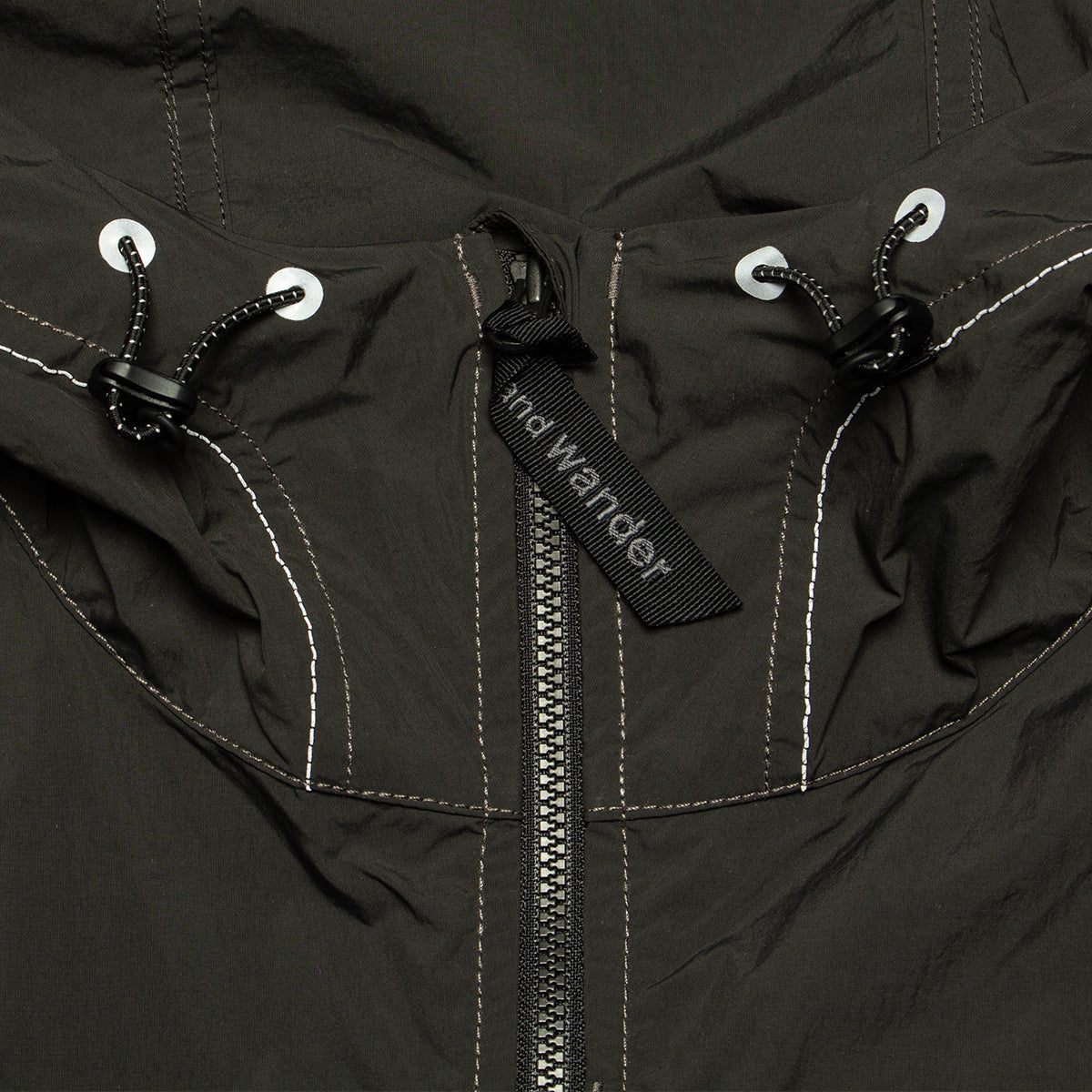 Brushed Nylon Jacket x And Wander