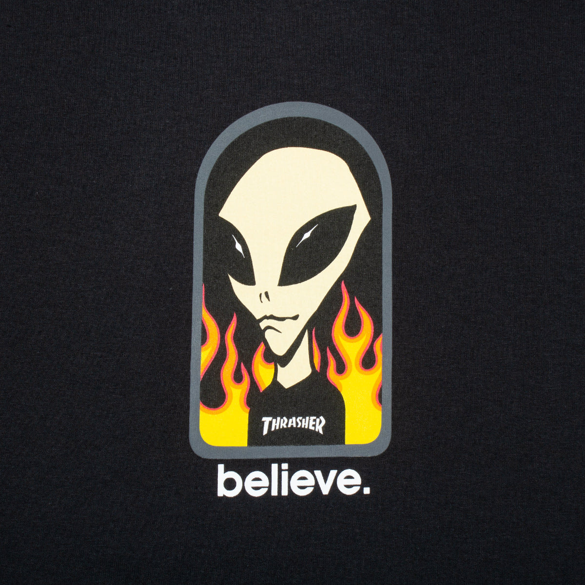 Thrasher x Alien Workshop Believe T-Shirt