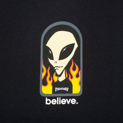 Thrasher x Alien Workshop Believe T-Shirt