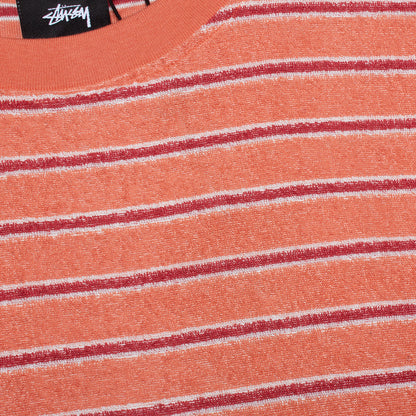 Striped Terry S/S Crew