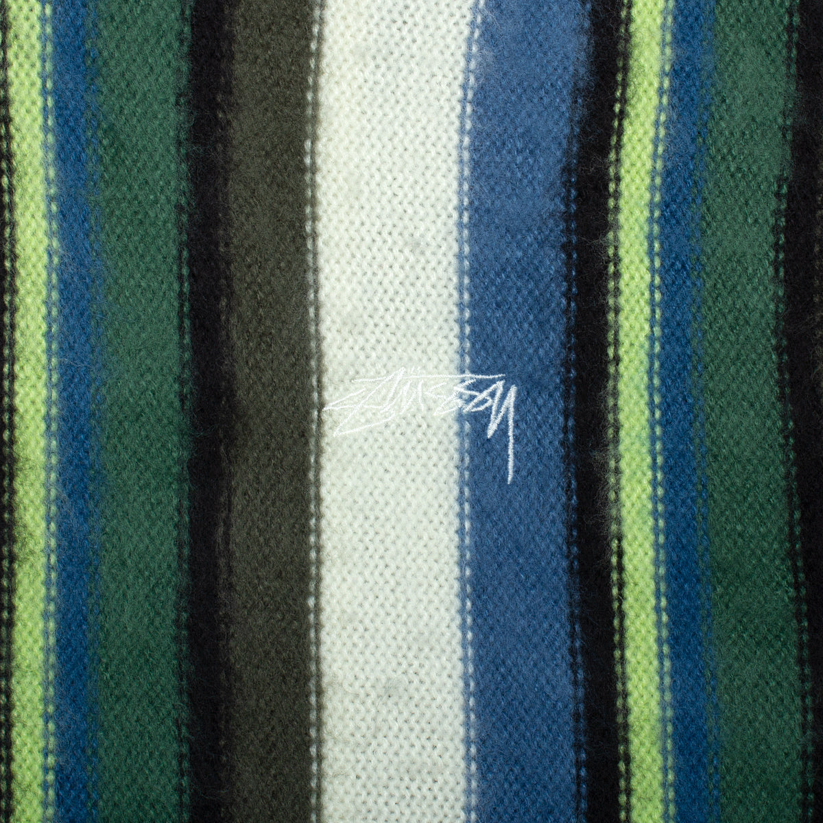 Vertical Stripe Knit Crew