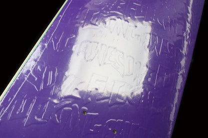 Stamp Embossed Purple Deck 8.25" & 8.38"