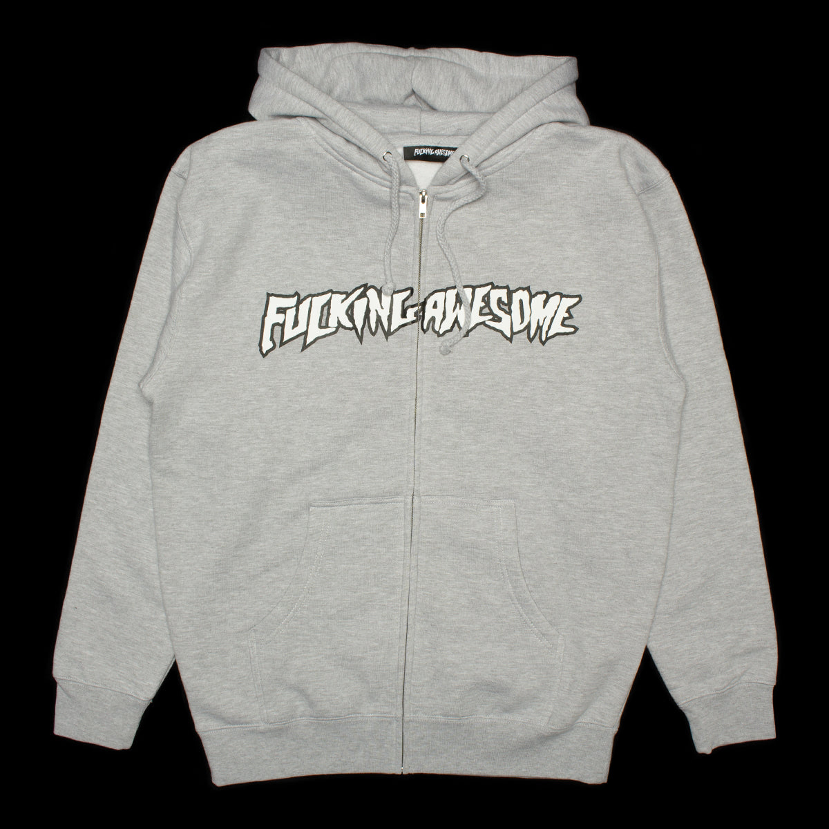 Stamp Logo Zip-Up Hoodie