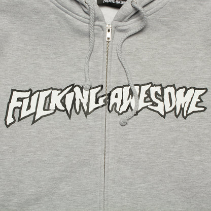 Stamp Logo Zip-Up Hoodie