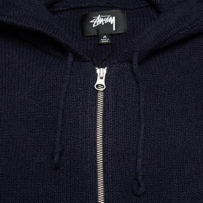 Hooded Zip-Up Sweater