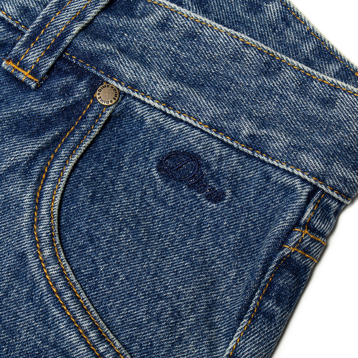 Straight Denim Pants