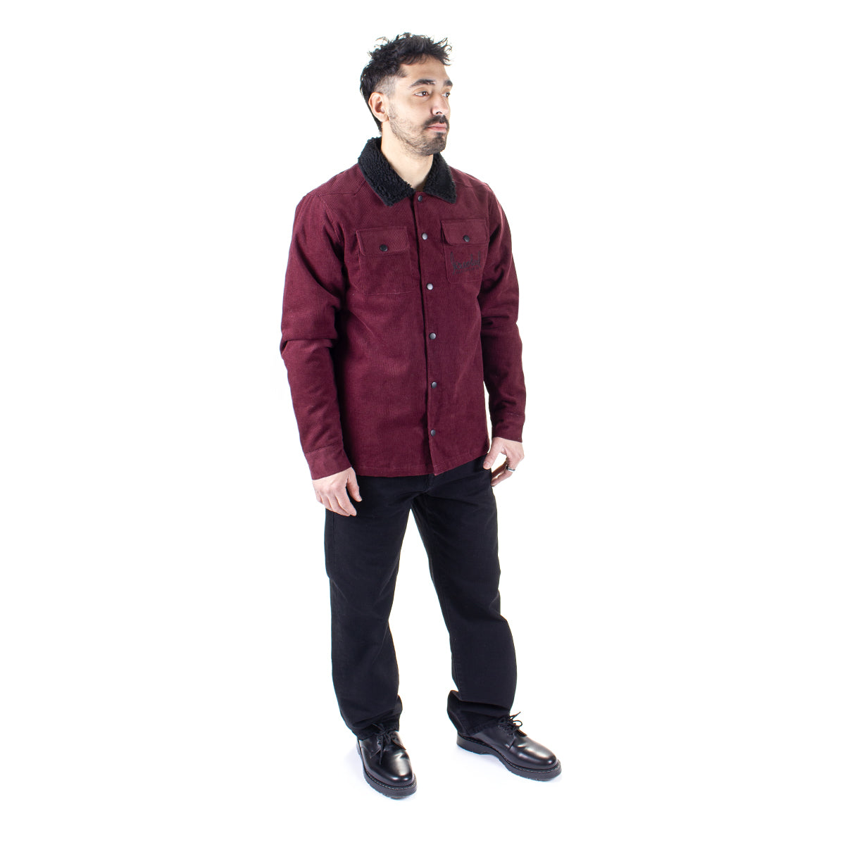 Corduroy Script Jacket