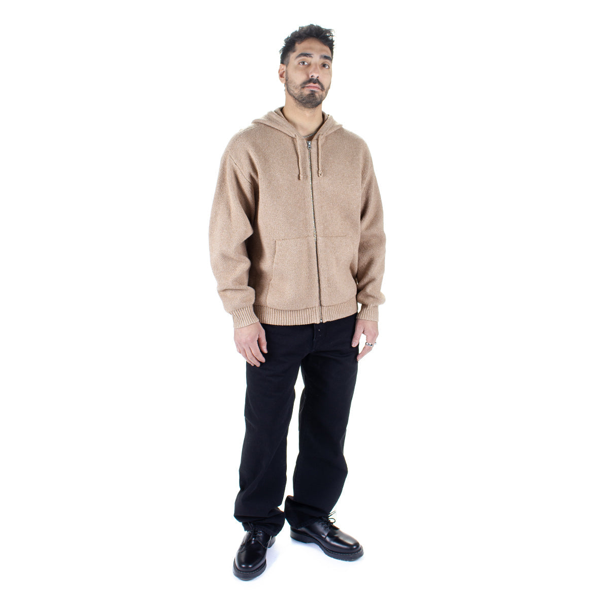 Hooded Zip-Up Sweater