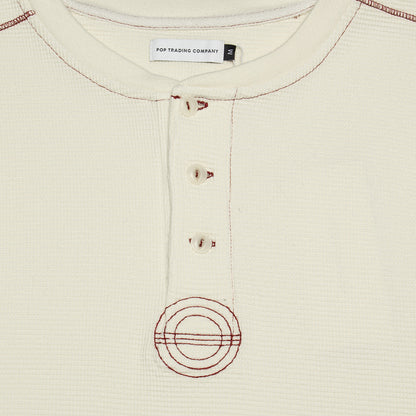 Henley Waffle Sweat