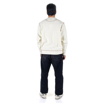 Henley Waffle Sweat